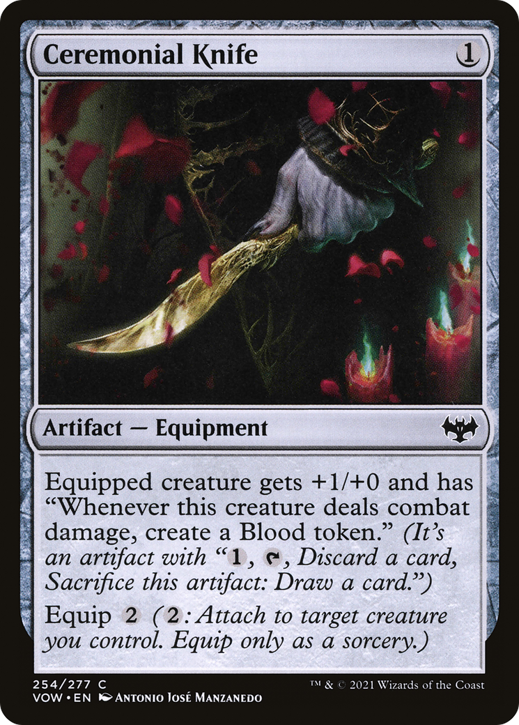 Ceremonial Knife [Innistrad: Crimson Vow] | Grognard Games