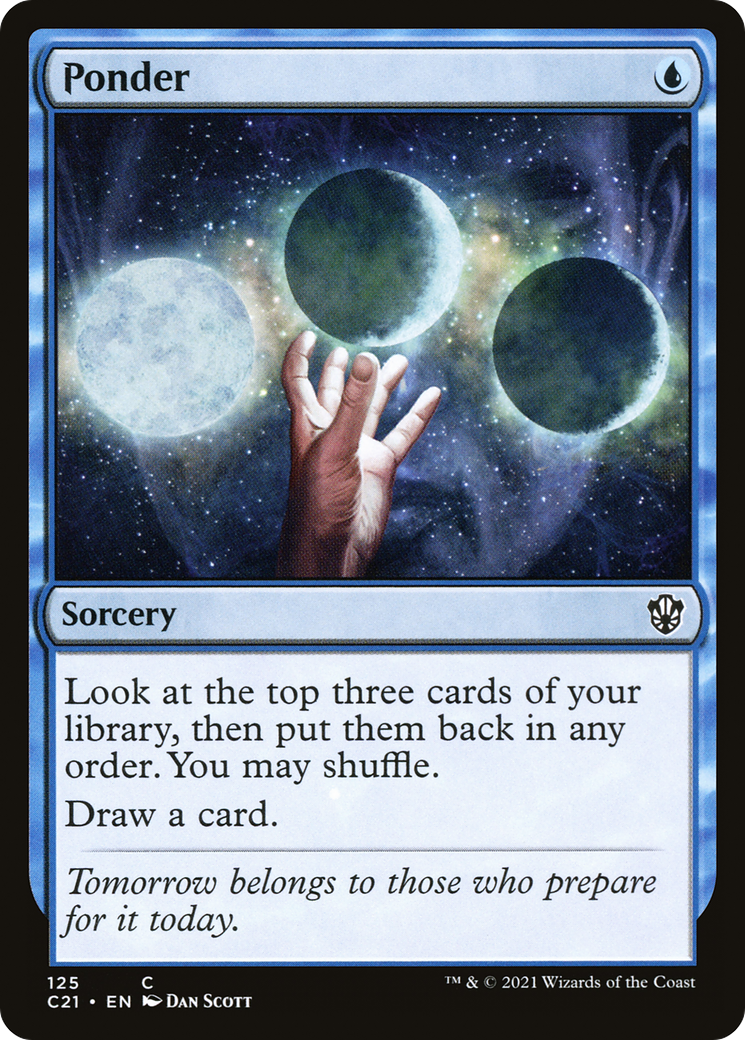 Ponder [Commander 2021] | Grognard Games