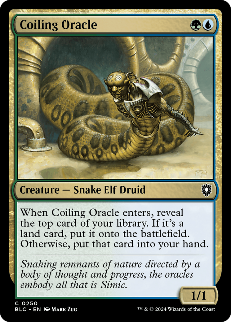 Coiling Oracle [Bloomburrow Commander] | Grognard Games