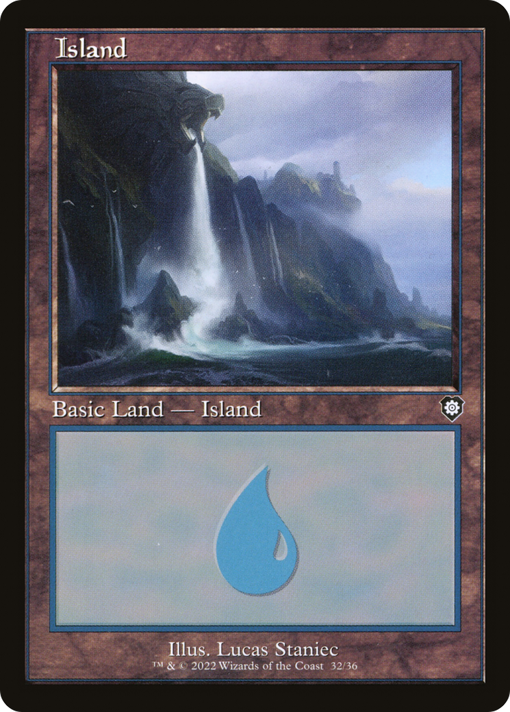 Island (032) (Retro) [The Brothers' War Commander] | Grognard Games