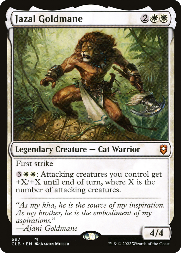 Jazal Goldmane [Commander Legends: Battle for Baldur's Gate] | Grognard Games