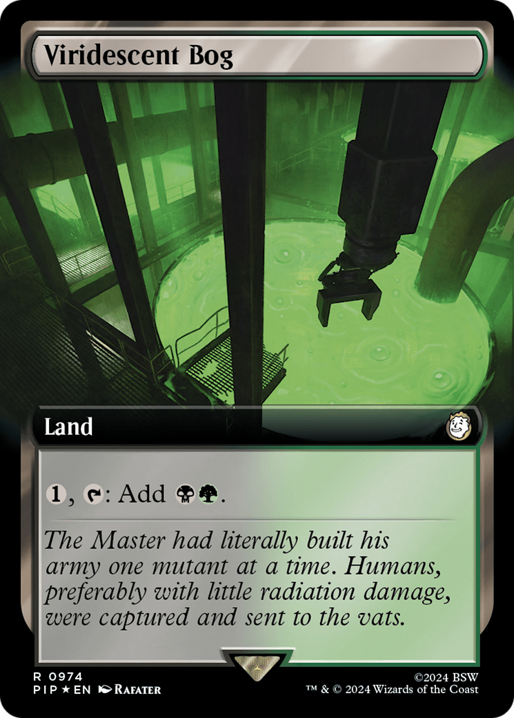 Viridescent Bog (Extended Art) (Surge Foil) [Fallout] | Grognard Games