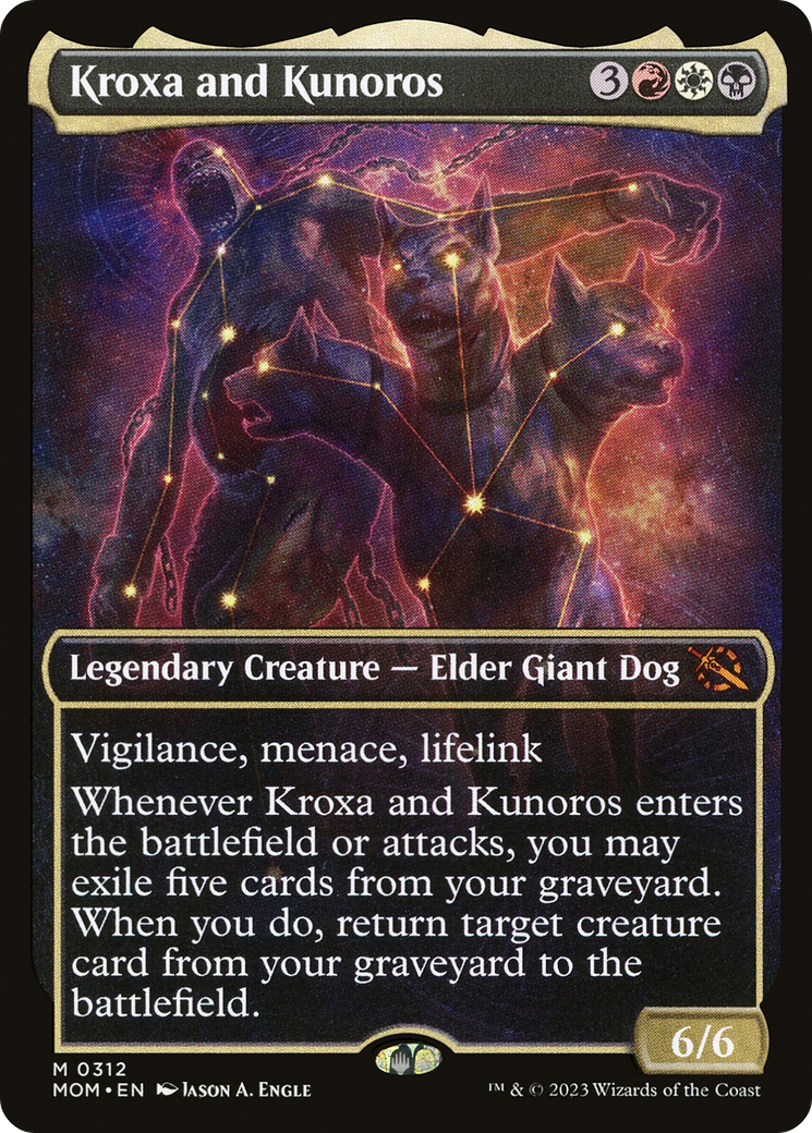 Kroxa and Kunoros (Showcase Planar Booster Fun) [March of the Machine] | Grognard Games