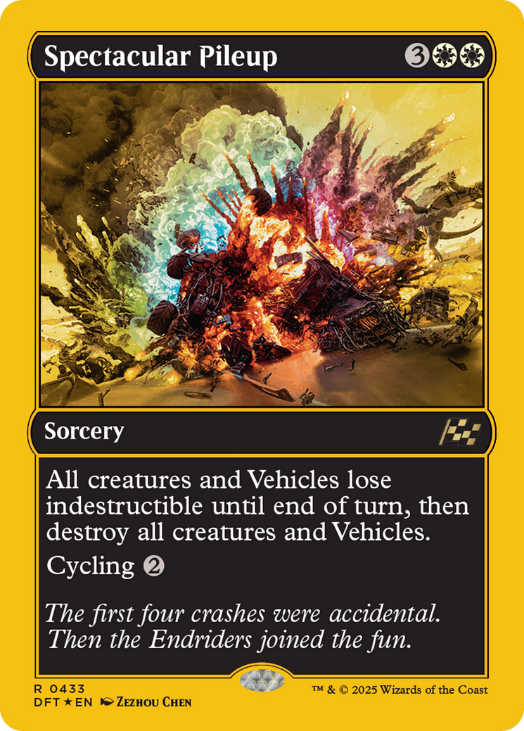 Spectacular Pileup (First-Place Foil) [Aetherdrift] | Grognard Games
