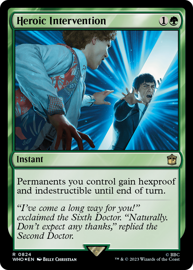 Heroic Intervention (Surge Foil) [Doctor Who] | Grognard Games