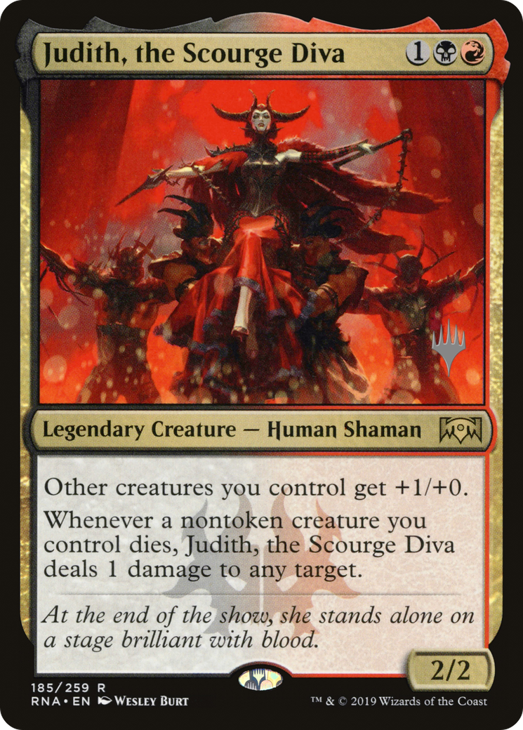 Judith, the Scourge Diva (Promo Pack) [Ravnica Allegiance Promos] | Grognard Games