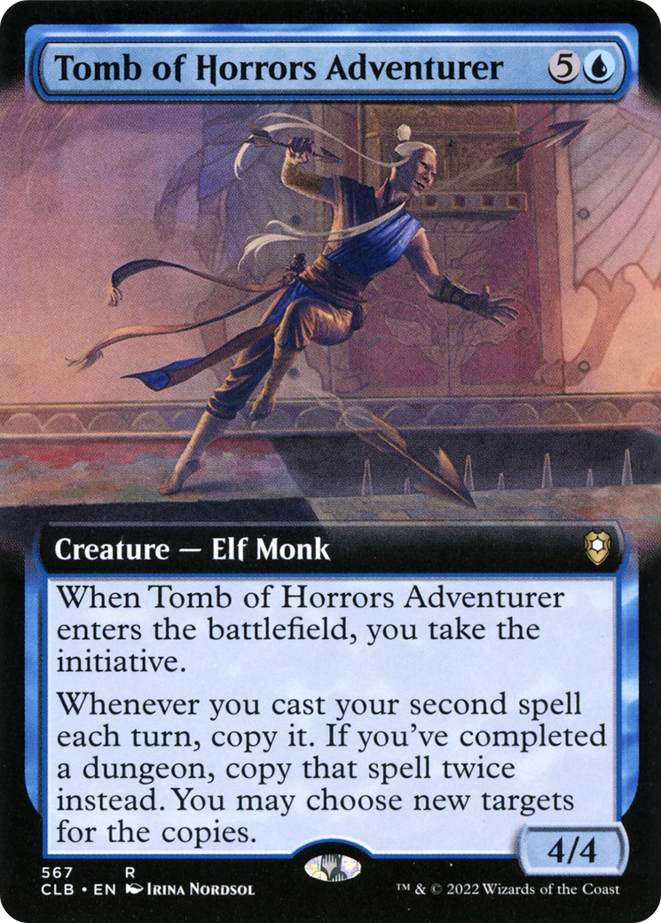 Tomb of Horrors Adventurer (Extended Art) [Commander Legends: Battle for Baldur's Gate] | Grognard Games