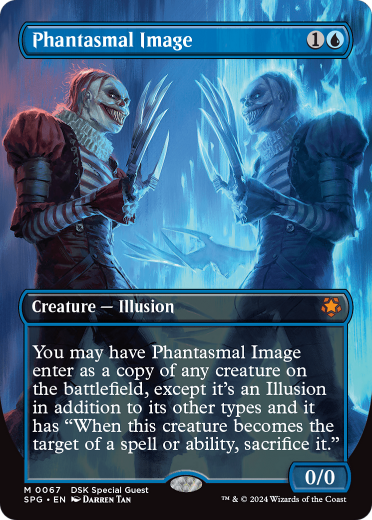 Phantasmal Image (Borderless) [Duskmourn: House of Horror Special Guests] | Grognard Games