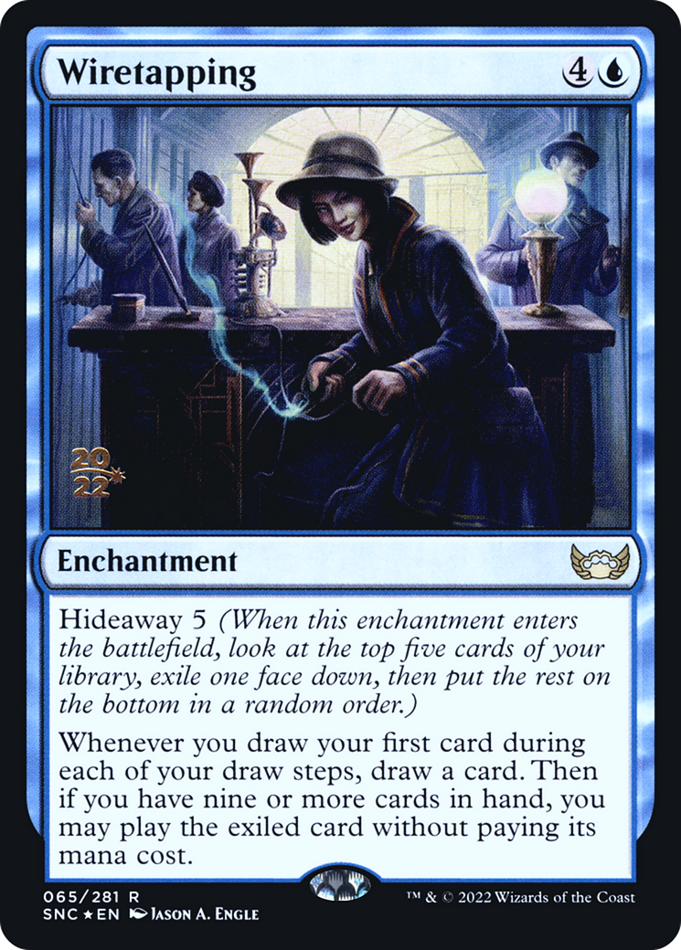 Wiretapping [Streets of New Capenna Prerelease Promos] | Grognard Games