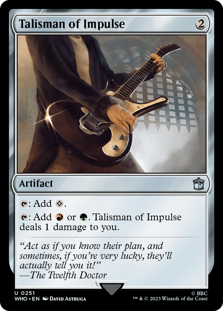 Talisman of Impulse [Doctor Who] | Grognard Games