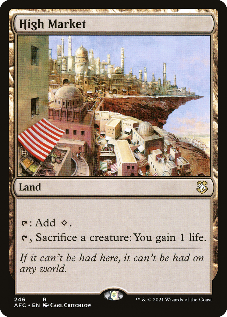 High Market [Dungeons & Dragons: Adventures in the Forgotten Realms Commander] | Grognard Games