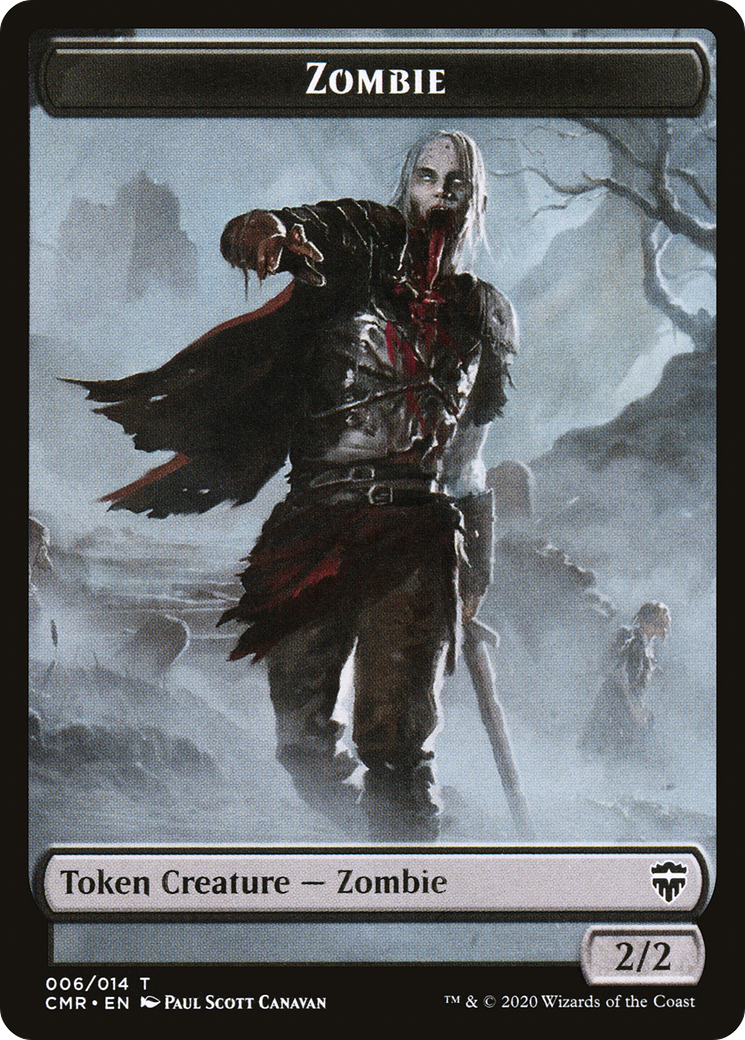 Zombie Token [Commander Legends Tokens] | Grognard Games