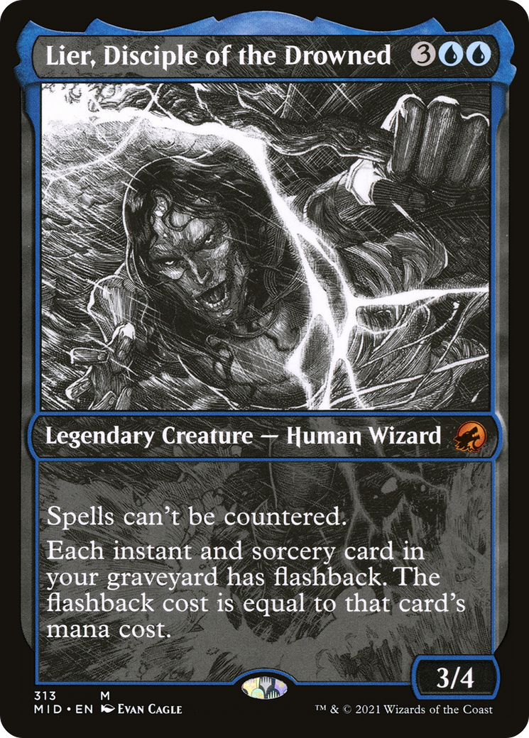 Lier, Disciple of the Drowned (Showcase Eternal Night) [Innistrad: Midnight Hunt] | Grognard Games