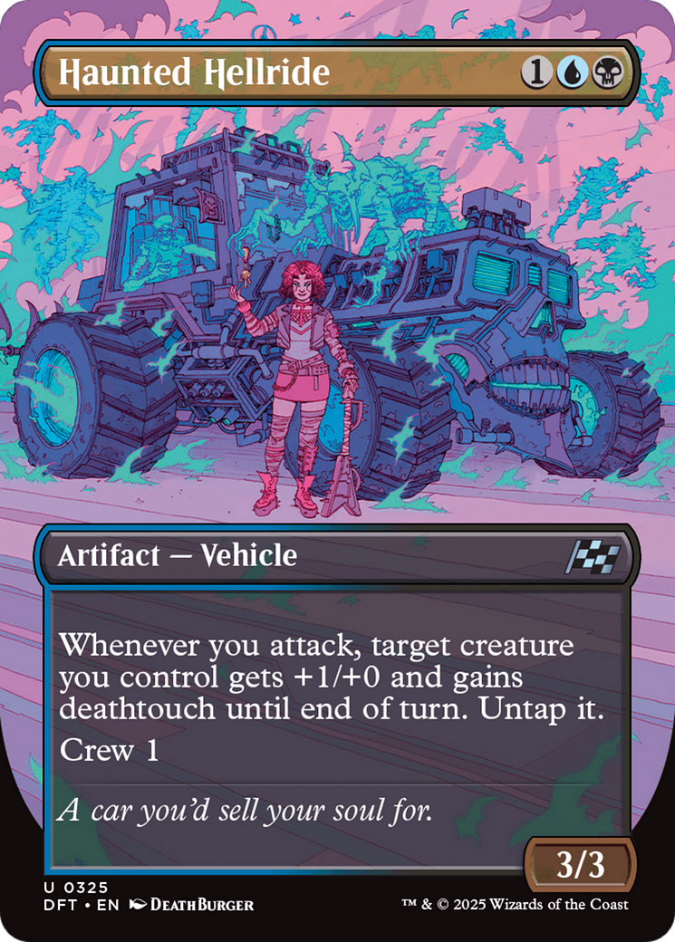 Haunted Hellride (Borderless) [Aetherdrift] | Grognard Games