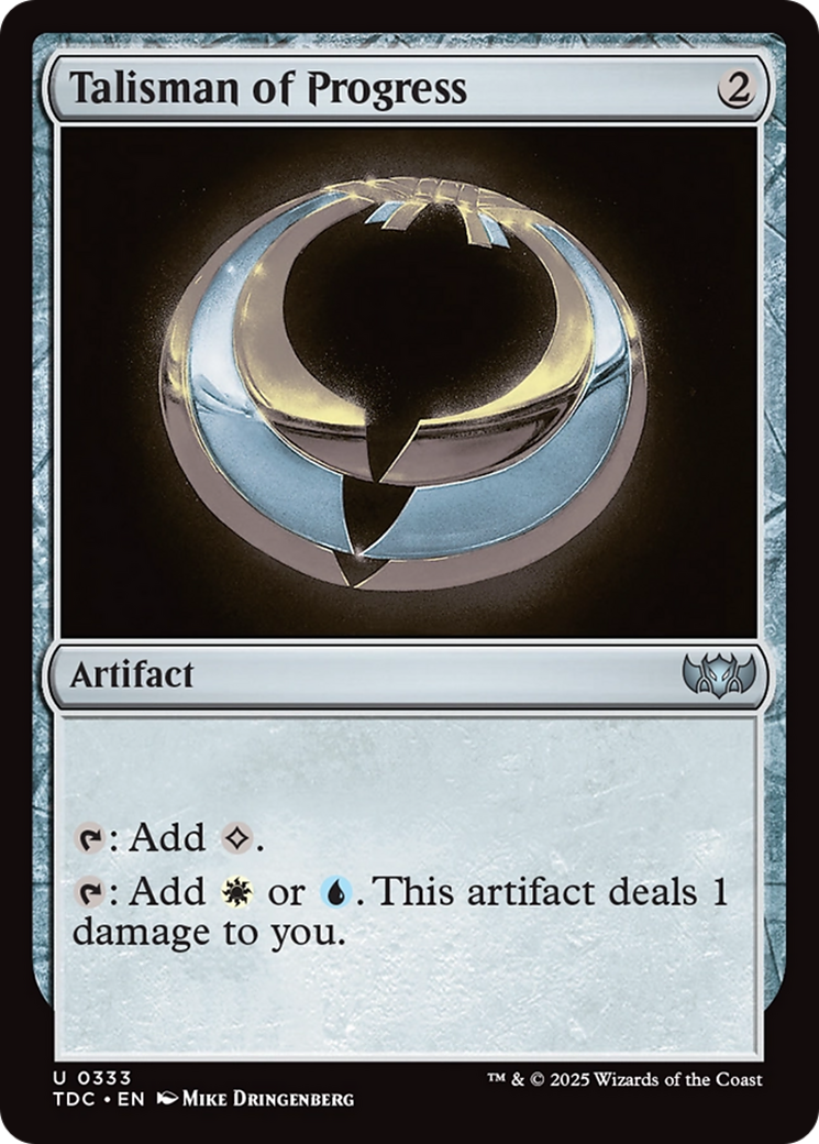 Talisman of Progress [Tarkir: Dragonstorm Commander] | Grognard Games