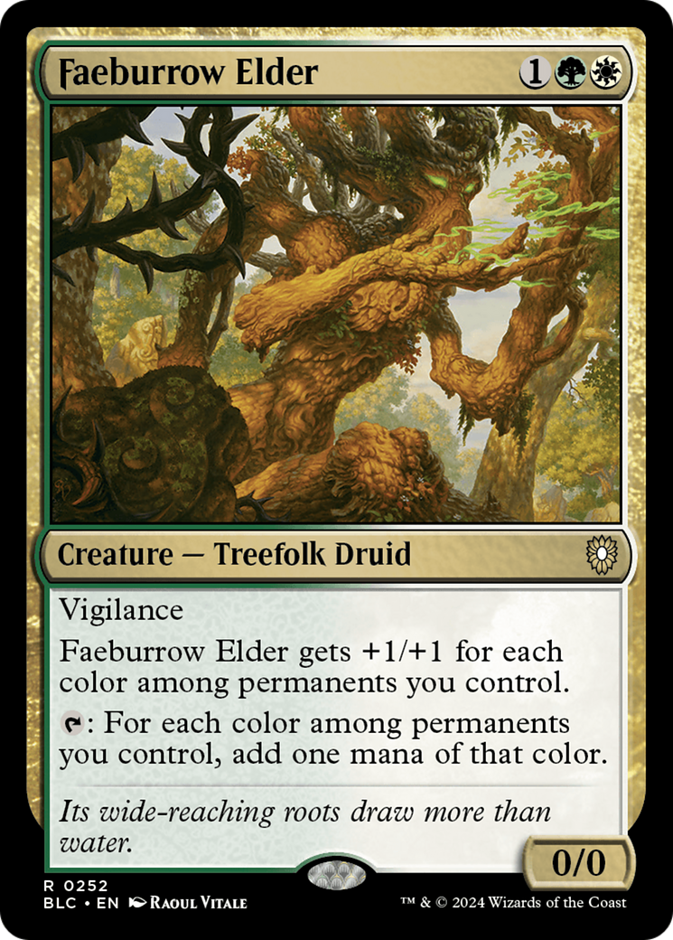 Faeburrow Elder [Bloomburrow Commander] | Grognard Games