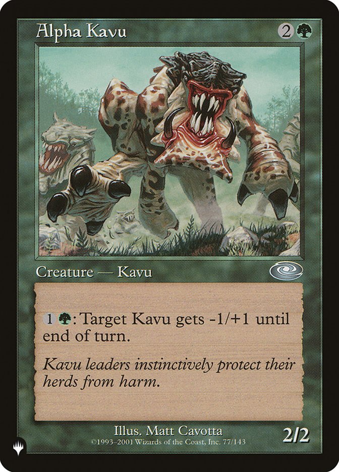 Alpha Kavu [The List] | Grognard Games