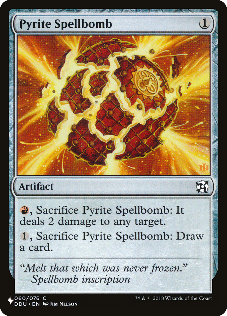 Pyrite Spellbomb [The List] | Grognard Games