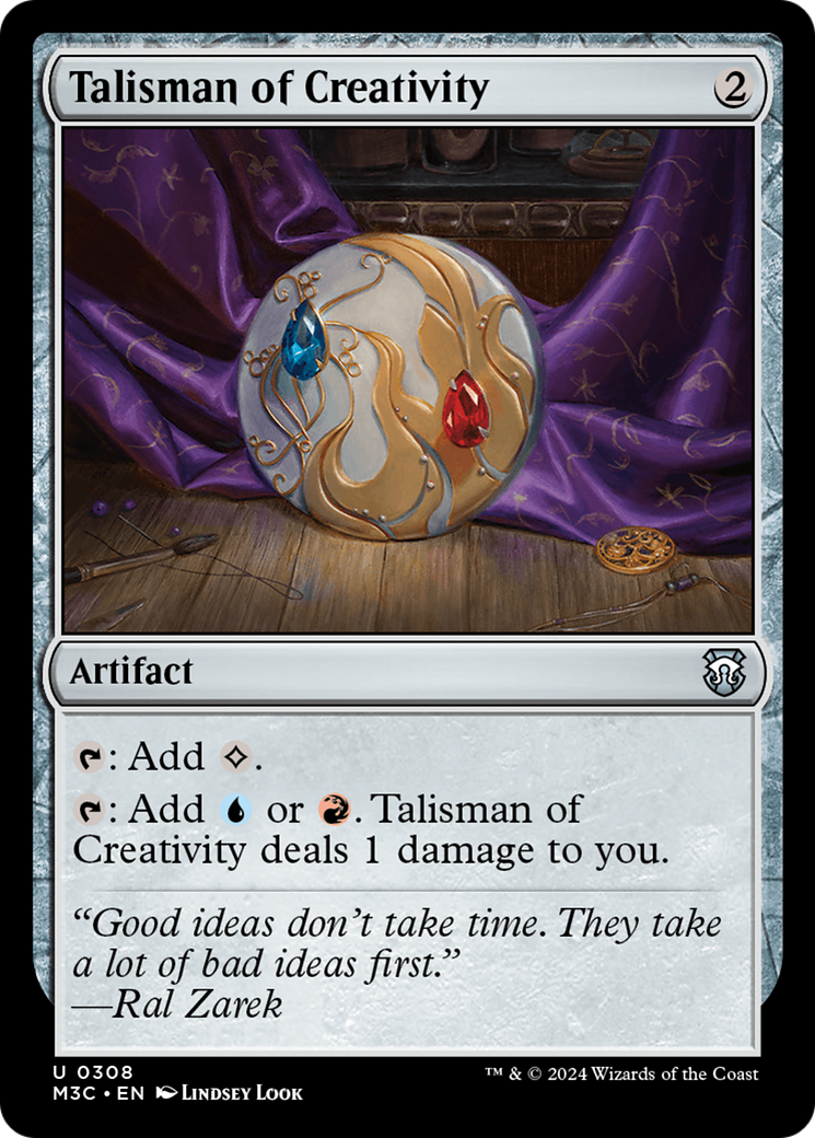Talisman of Creativity [Modern Horizons 3 Commander] | Grognard Games