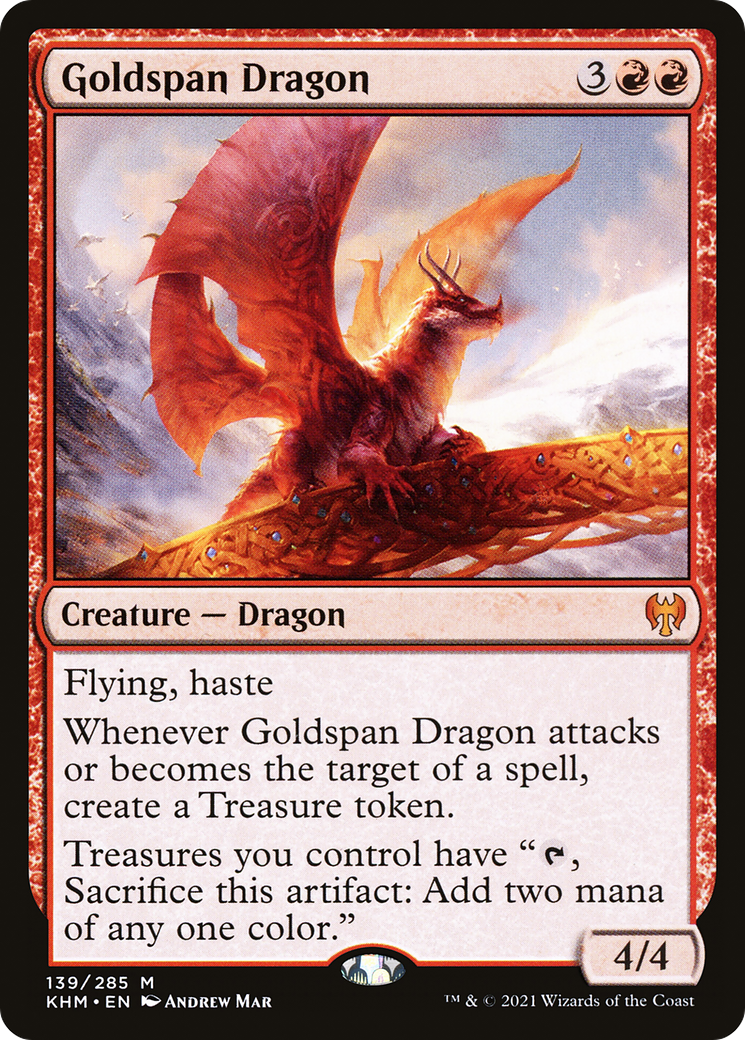 Goldspan Dragon [Kaldheim] | Grognard Games