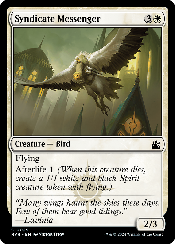 Syndicate Messenger [Ravnica Remastered] | Grognard Games