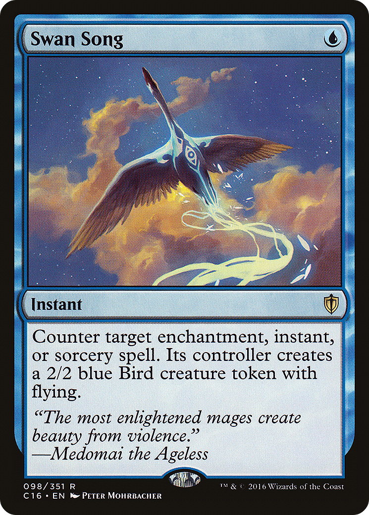 Swan Song (C16-098) - Commander 2016 | Grognard Games