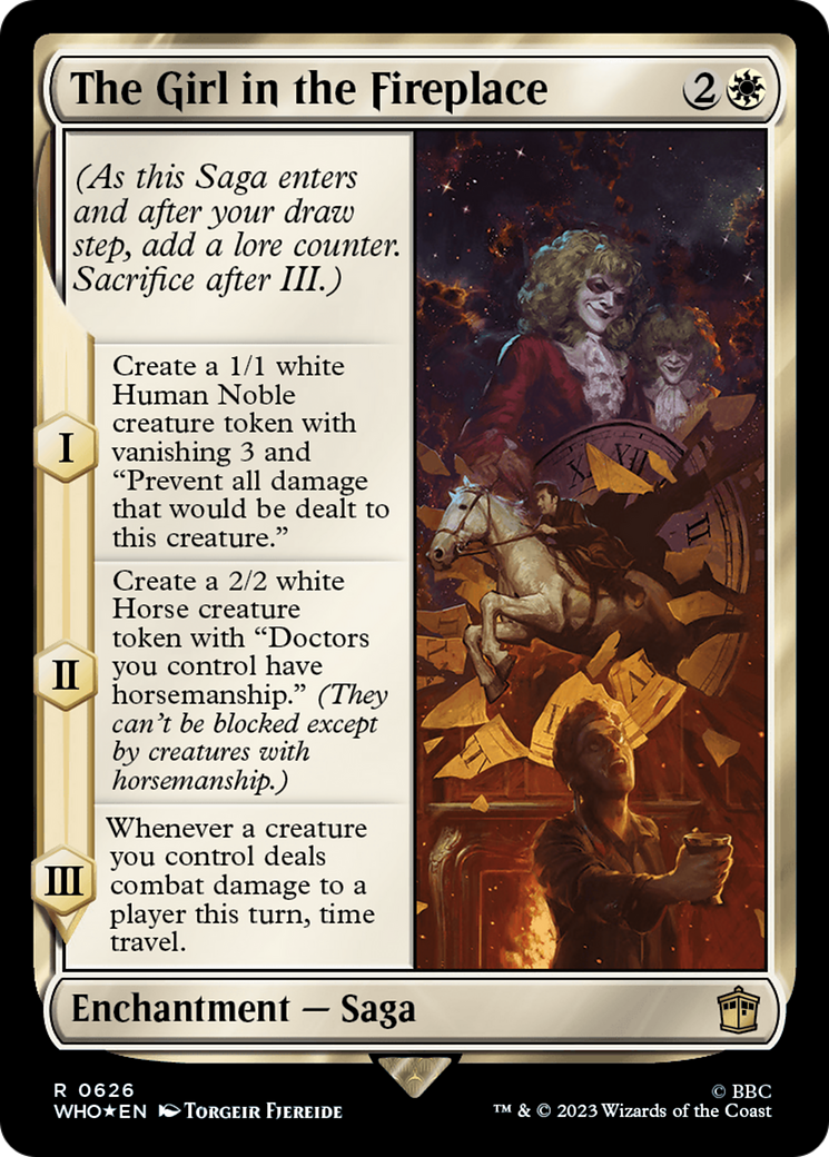 The Girl in the Fireplace (Surge Foil) [Doctor Who] | Grognard Games