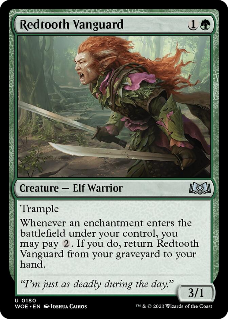 Redtooth Vanguard [Wilds of Eldraine] | Grognard Games