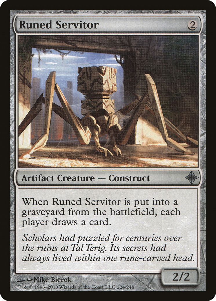 Runed Servitor [Rise of the Eldrazi] | Grognard Games