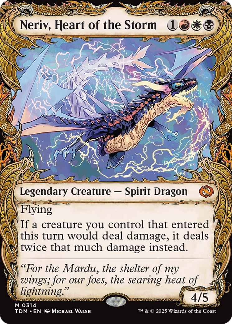 Neriv, Heart of the Storm (Showcase) [Tarkir: Dragonstorm] | Grognard Games
