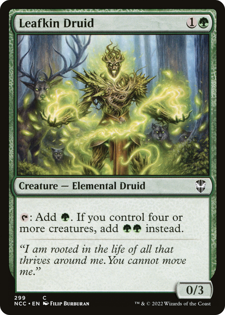 Leafkin Druid [Streets of New Capenna Commander] | Grognard Games