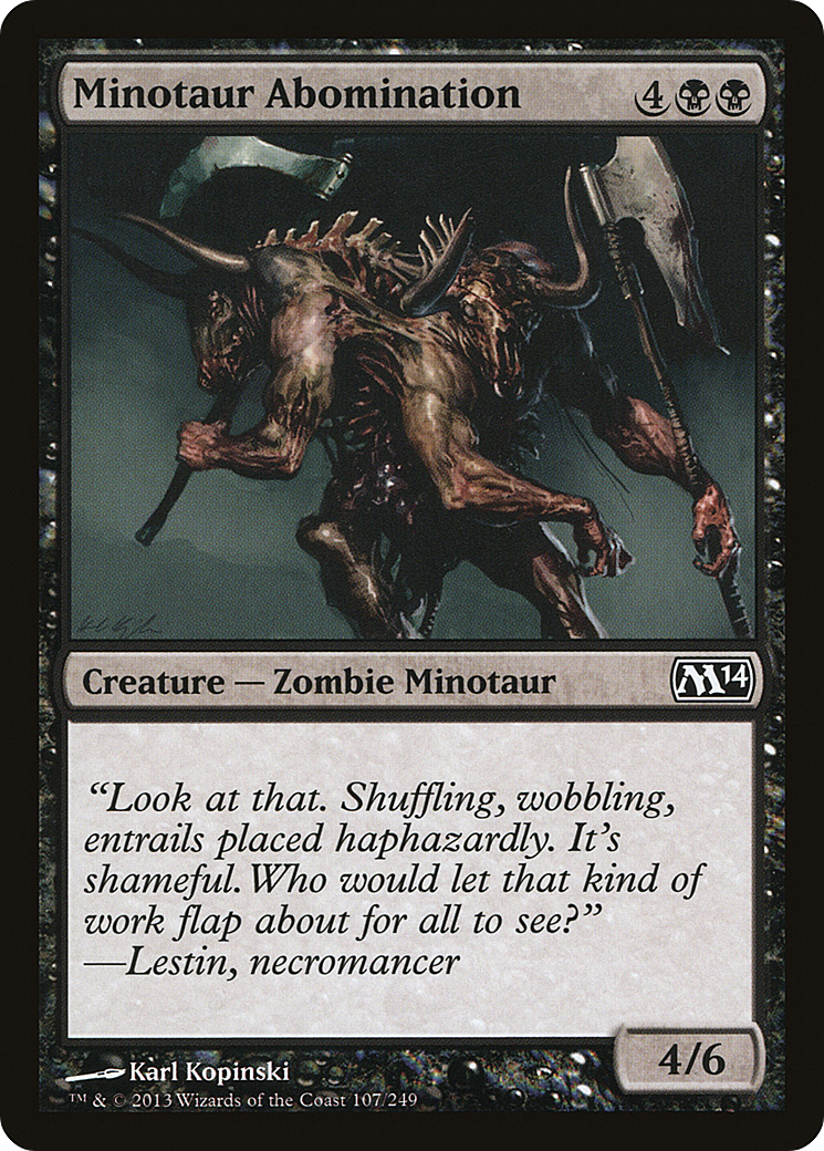 Minotaur Abomination [Magic 2014] | Grognard Games