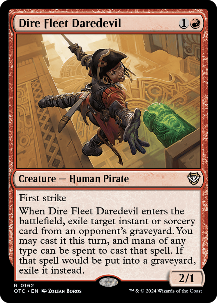 Dire Fleet Daredevil [Outlaws of Thunder Junction Commander] | Grognard Games