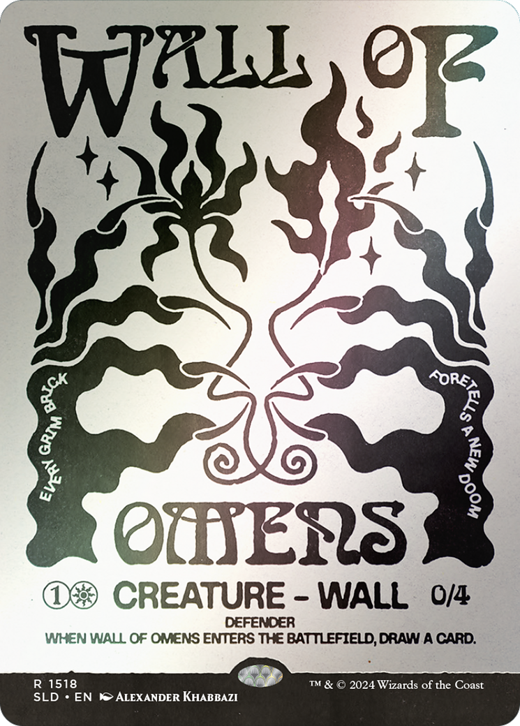 Wall of Omens (Rainbow Foil) [Secret Lair Drop Series] | Grognard Games