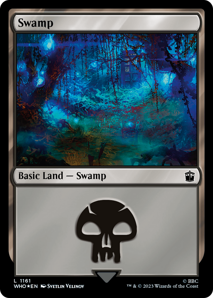 Swamp (1161) (Surge Foil) [Doctor Who] | Grognard Games