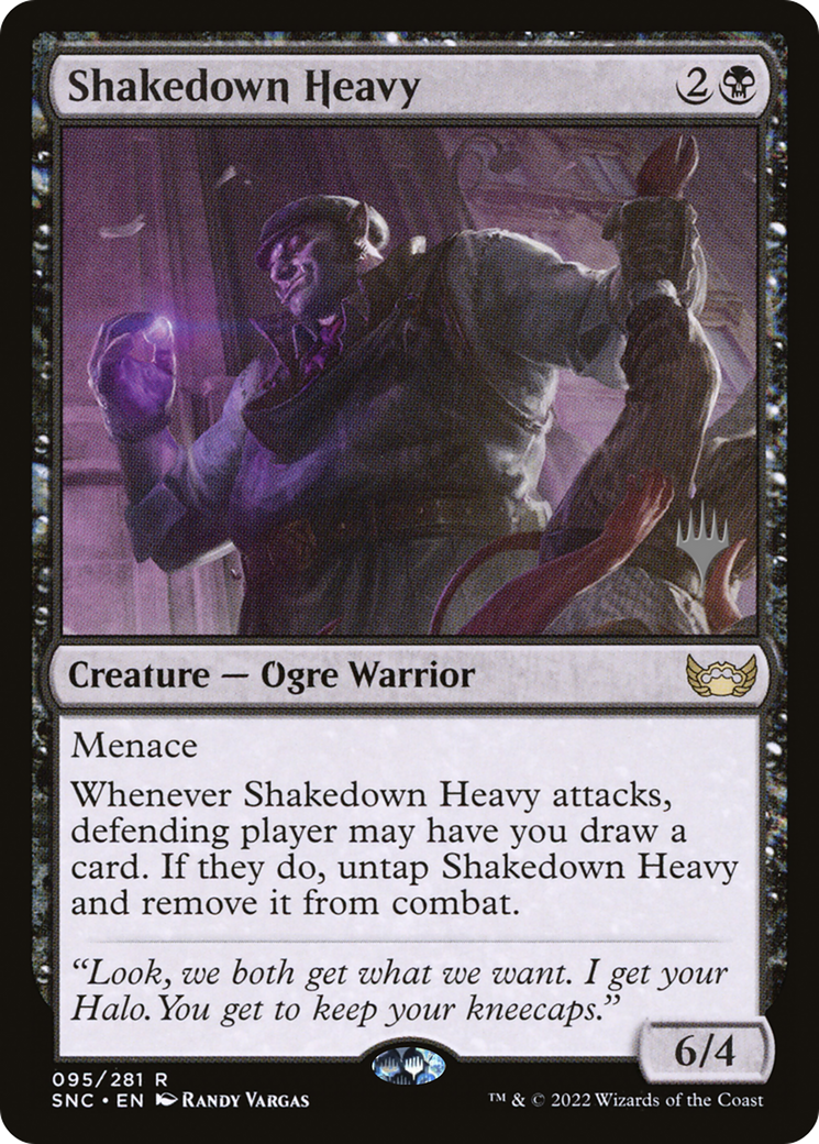 Shakedown Heavy (Promo Pack) [Streets of New Capenna Promos] | Grognard Games