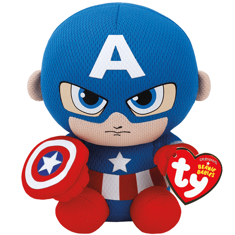 Ty Beanie Babies: Captain America | Grognard Games