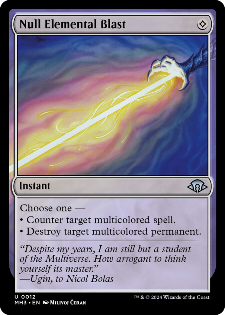 Null Elemental Blast [Modern Horizons 3] | Grognard Games