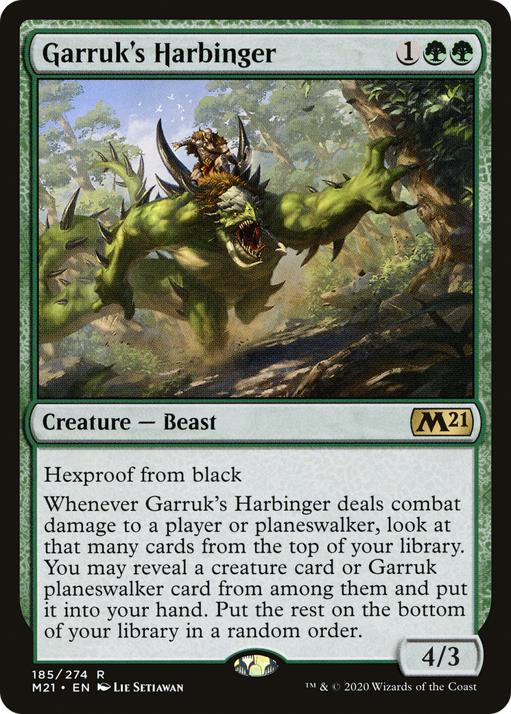 Garruk's Harbinger (M21-185) - Core Set 2021 Foil | Grognard Games