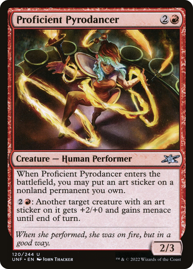 Proficient Pyrodancer [Unfinity] | Grognard Games