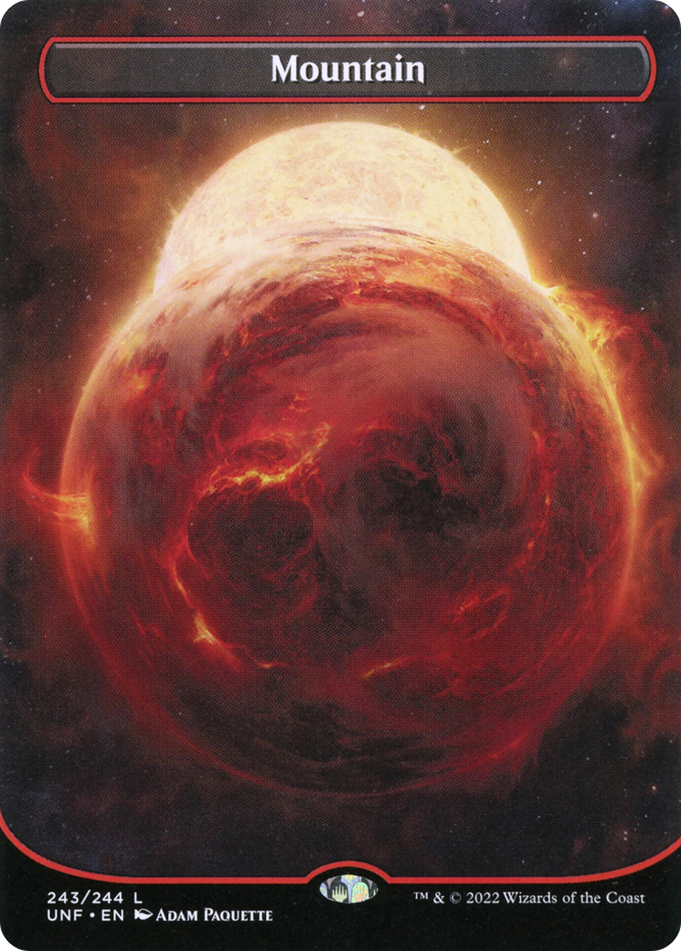 Mountain (243) (Orbital Space-ic Land) [Unfinity] | Grognard Games