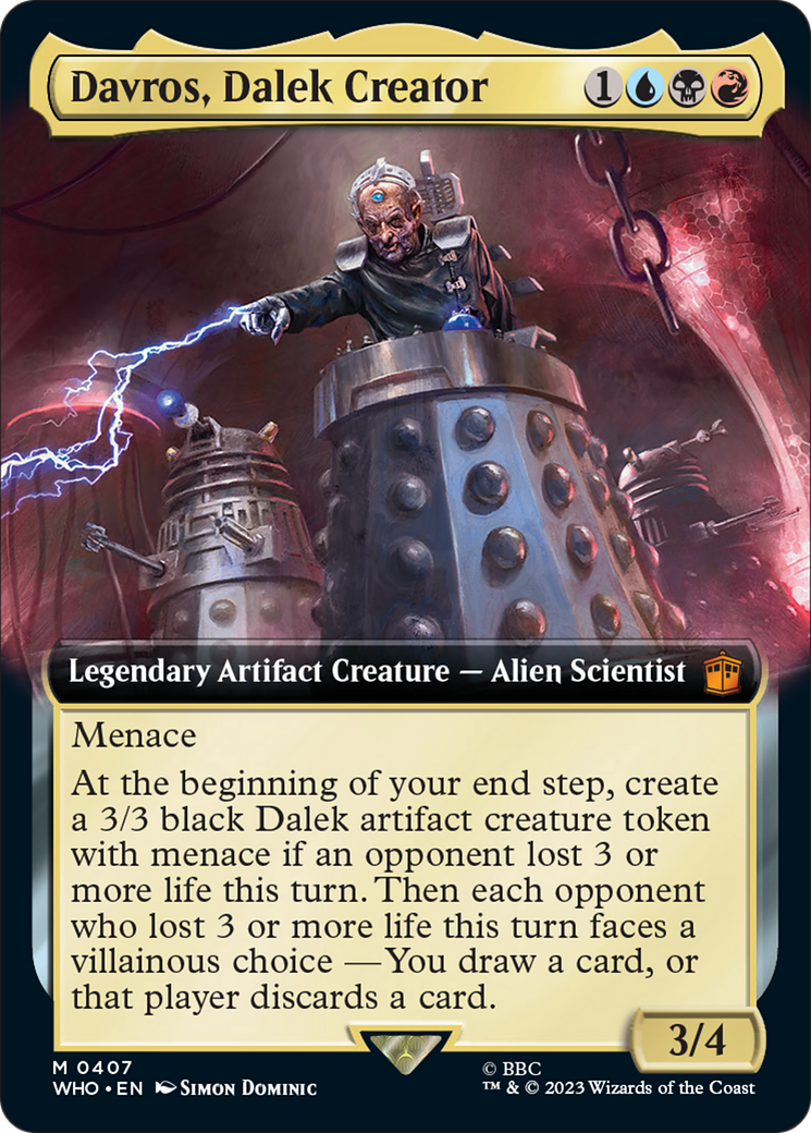 Davros, Dalek Creator (Extended Art) [Doctor Who] | Grognard Games