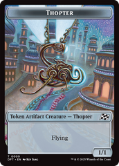 Servo // Thopter (0009) Double-Sided Token [Aetherdrift Tokens] | Grognard Games