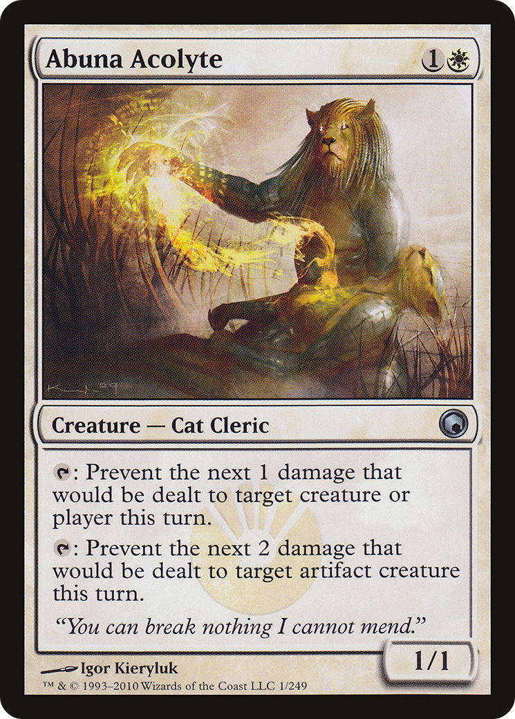 Abuna Acolyte [Scars of Mirrodin] | Grognard Games