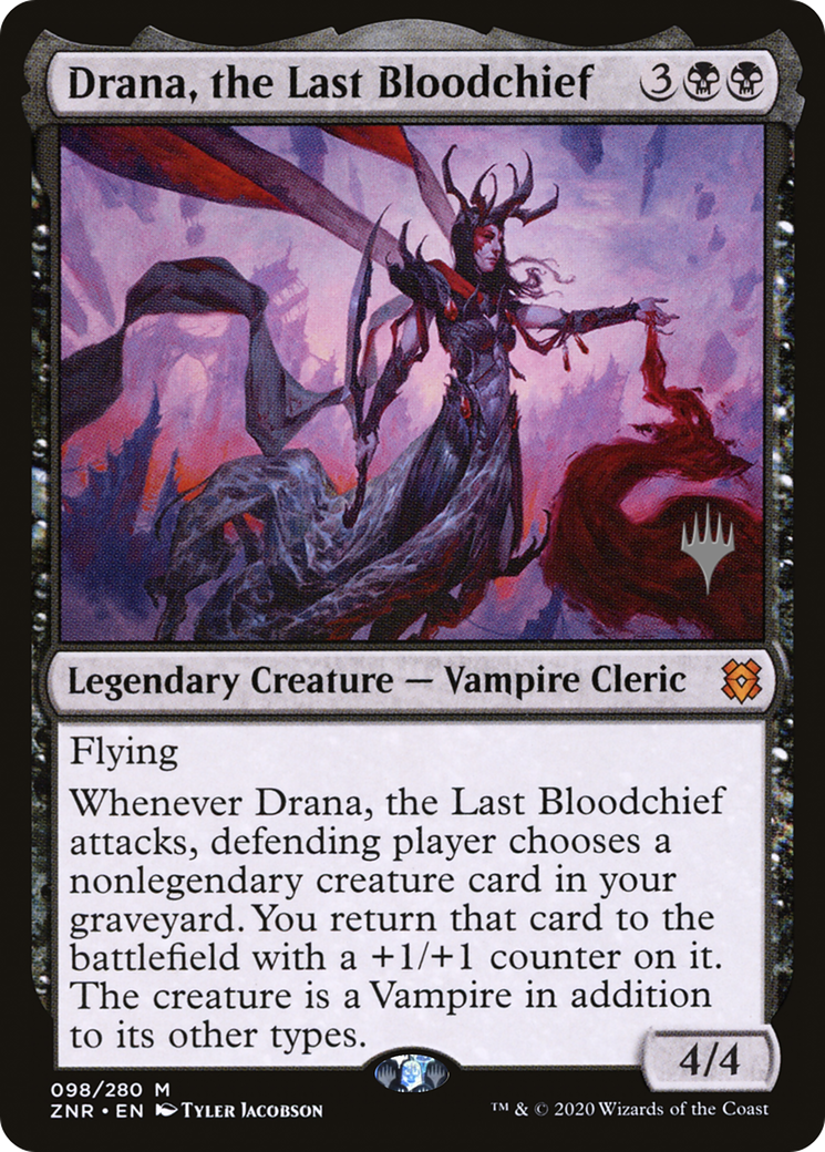 Drana, the Last Bloodchief (Promo Pack) [Zendikar Rising Promos] | Grognard Games