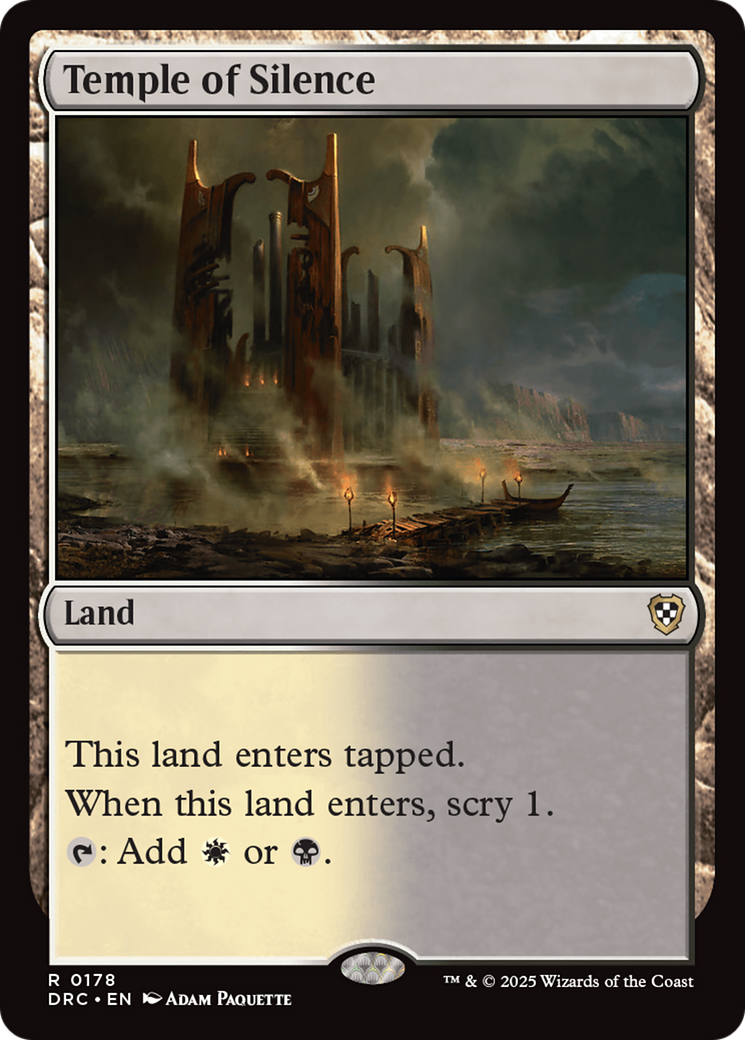 Temple of Silence [Aetherdrift Commander] | Grognard Games