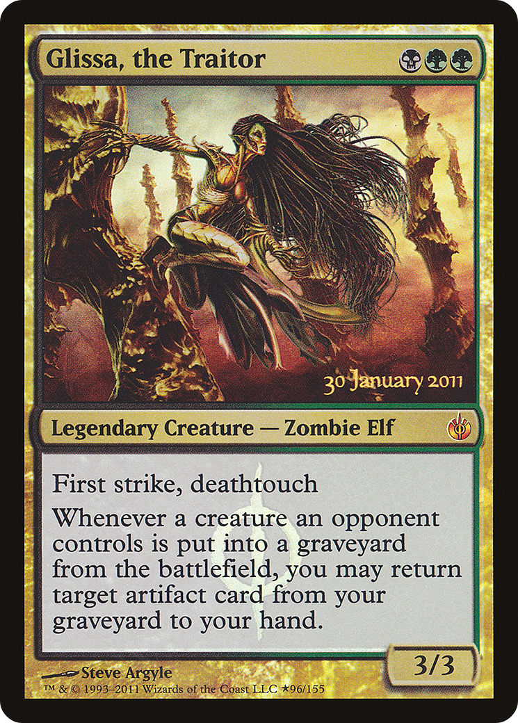 Glissa, the Traitor [Mirrodin Besieged Prerelease Promos] | Grognard Games