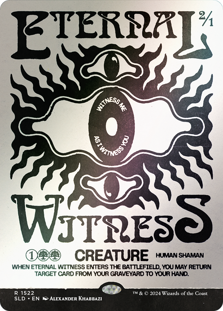 Eternal Witness (1522) (Rainbow Foil) [Secret Lair Drop Series] | Grognard Games