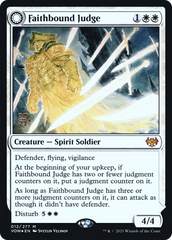 Faithbound Judge // Sinner's Judgment [Innistrad: Crimson Vow Prerelease Promos] | Grognard Games