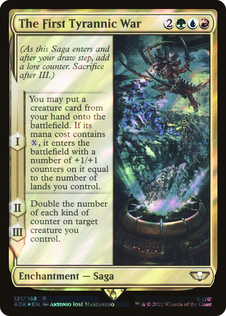 The First Tyrannic War (Surge Foil) [Universes Beyond: Warhammer 40,000] | Grognard Games